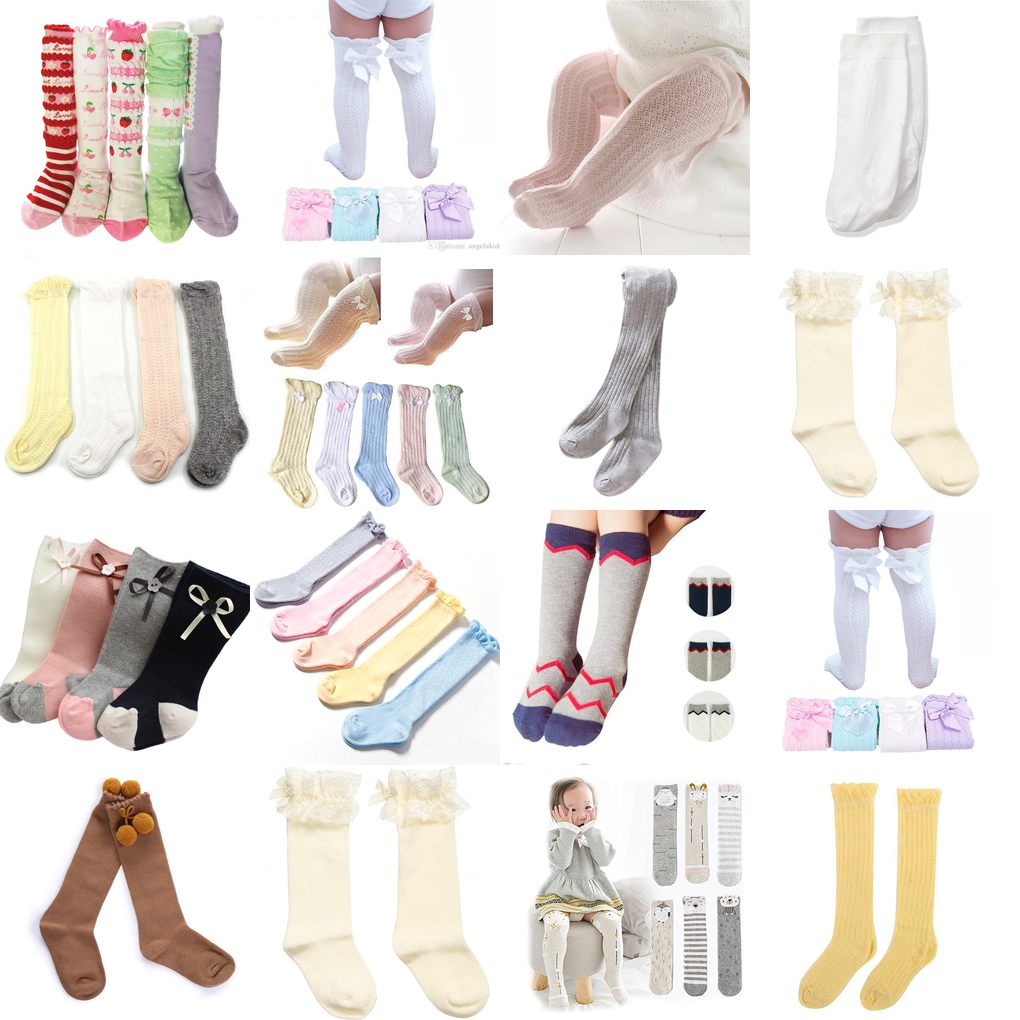 baby girl knee high socks